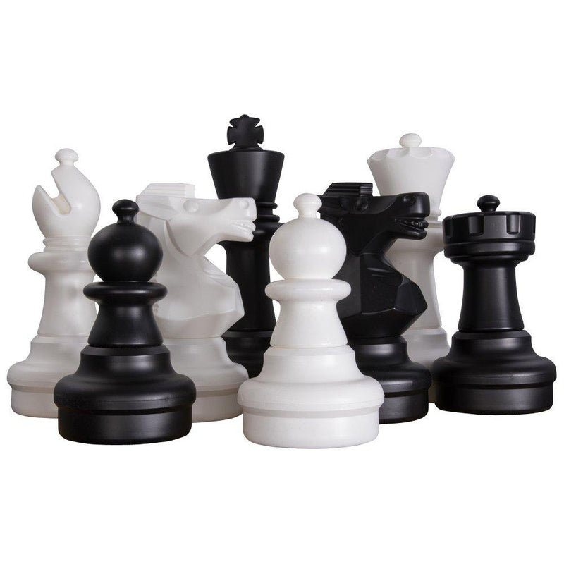 MegaChess 25 Inch Plastic Giant Chess Set with Plastic Board - UberSoccer