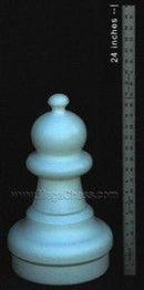 MegaChess 16 Inch Light Plastic Pawn Giant Chess Piece - UberSoccer