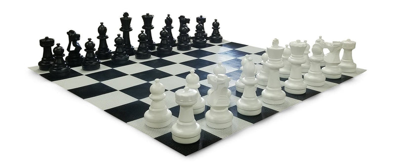 MegaChess 25 Inch Plastic Giant Chess Set with Plastic Board - UberSoccer