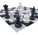 MegaChess 25 Inch Plastic Giant Chess Set with Plastic Board - UberSoccer