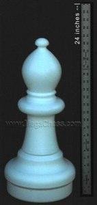 MegaChess 21 Inch Light Plastic Bishop Giant Chess Piece - UberSoccer
