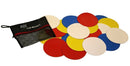 Rugged Sports Flat Spot Marker - Non-Slip Rubber - Set of 20