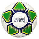 Rugged Sports Futsal Ball - Glossy Finish - Brazilian Colors
