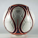 Rugged Sports Futsal Ball - Glossy Finish - Navy/Orange