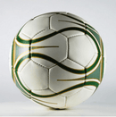 Rugged Sports Futsal Ball - Matte Finish - Green/Gold