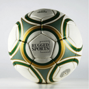 Rugged Sports Futsal Ball - Matte Finish - Green/Gold