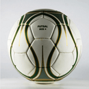 Rugged Sports Futsal Ball - Matte Finish - Green/Gold