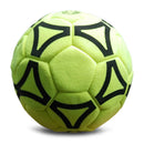 Rugged Sports Indoor Felt Soccer Ball - Neon Yellow