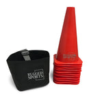 Rugged Sports Training cones (Witches Hats) - Set of 10