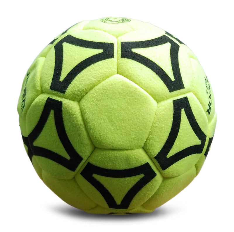 Uber Soccer Indoor Felt Soccer Ball - Neon Yellow - UberSoccer