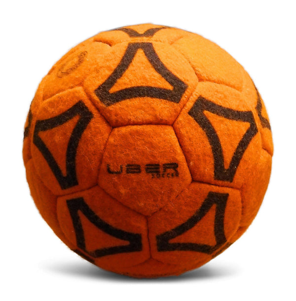 Uber Soccer Indoor Felt Soccer Ball - Orange - UberSoccer