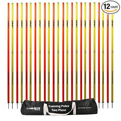 Uber Soccer 2-Piece Agility Training Poles - UberSoccer