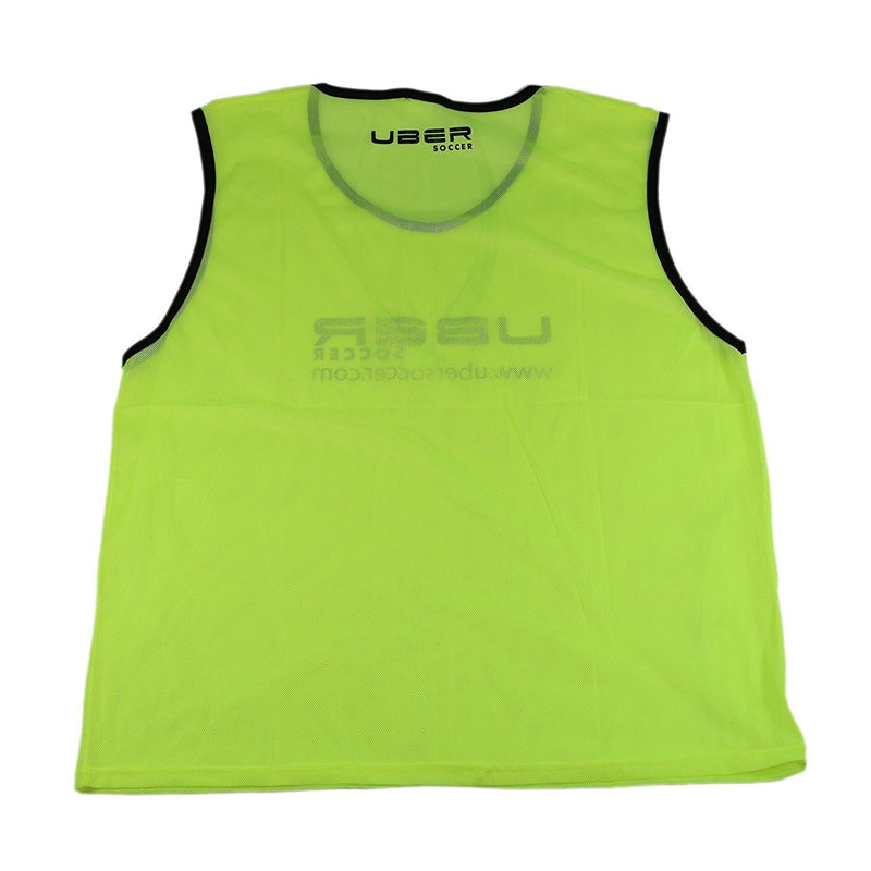 Uber Soccer Mesh Scrimmage Training Bibs - Nylon Mesh - Set of 10 - UberSoccer