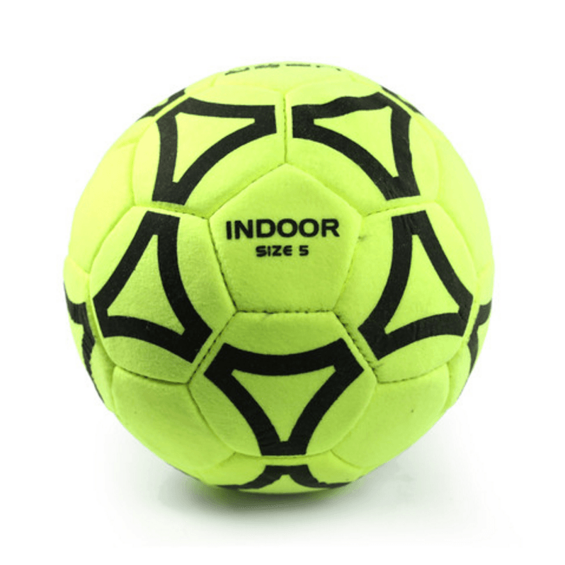 Uber Soccer Indoor Felt Soccer Ball - Neon Yellow - Bundle - 12 Balls - UberSoccer