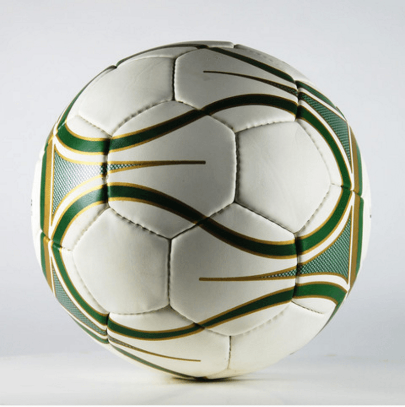 Uber Soccer Futsal Ball - Matte Finish - Green/Gold - UberSoccer