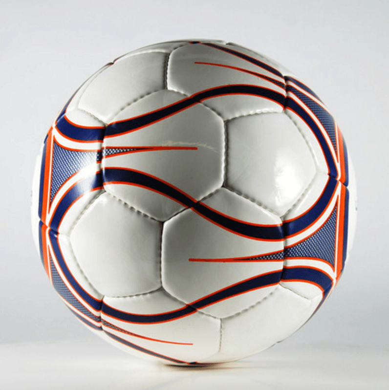 Uber Soccer Futsal Ball - Glossy Finish - Navy/Orange - UberSoccer