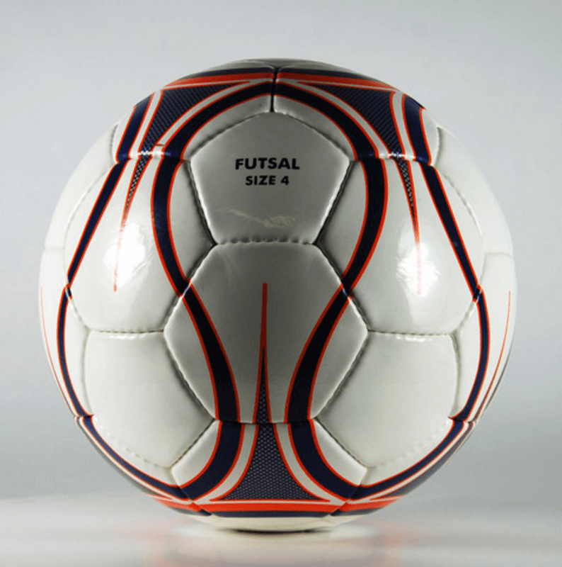 Uber Soccer Futsal Ball - Glossy Finish - Navy/Orange - UberSoccer