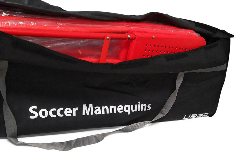 Uber Soccer Spring Loaded Free Kick Mannequin 6 Feet Tall - 5 Pack with Bag - UberSoccer