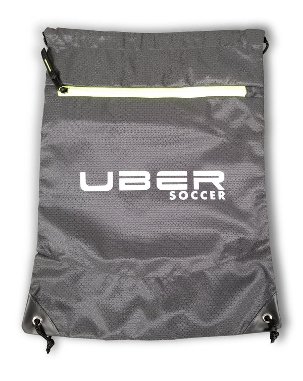 Uber Soccer Select Draw String Bag - Green and Black - UberSoccer