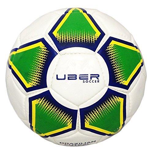 Uber Soccer Futsal Ball - Glossy Finish - Brazilian Colors - UberSoccer