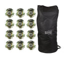 Rugged Soccer Green/Gold Futsal Ball Bundle - 12 Pack