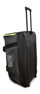 Rugged Soccer Players Bag with Trolley - Black and Green