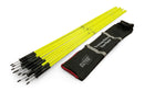 Rugged Soccer Two Piece Training Poles with Flexi Base - 10 Piece Set