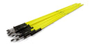 Rugged Soccer Two Piece Training Poles with Flexi Base - 10 Piece Set
